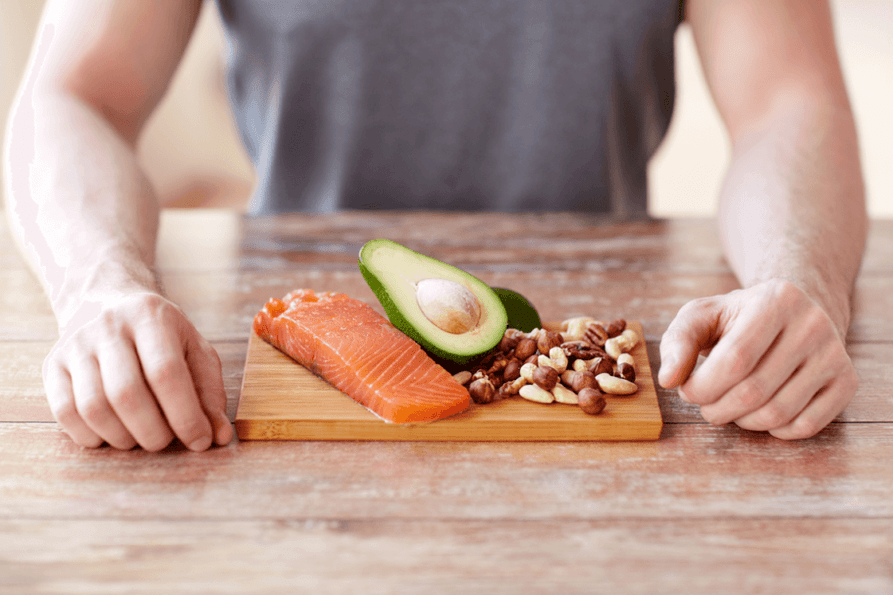 fish avocado and nuts for strength